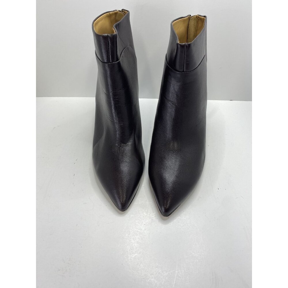 Nine West 2.5 inch spike heal ankle boot size 10M Brown new without tags